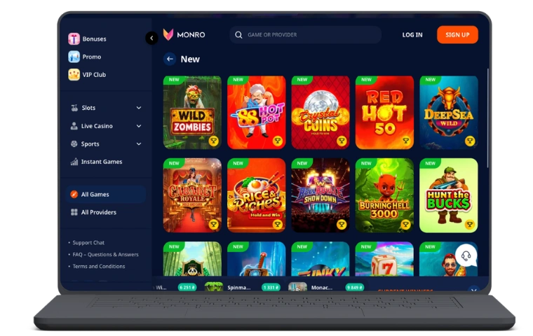 Monro Casino offizielle
